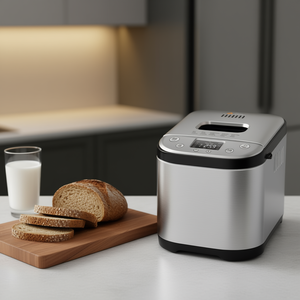 Máquina para hacer pan automática de acero inoxidable con capacidad para 2 a 15 libras, ideal para hacer pan de trigo integral - Product Image 2