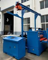 Machine à plastifier à chaud PUR de 1250 mm pour panneaux plats en MDF, PVC, PET