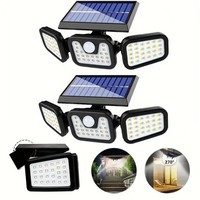 Luces Solares LED para Jardín con Sensor de Movimiento, Resistentes al Agua, Iluminación Solar para Exteriores