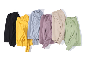 <span class=keywords><strong>Felpa</strong></span> Leggera <span class=keywords><strong>con</strong></span> Logo Personalizzato, Collo Tondo, Ricamata e Stampata, Pullover Tinta Unita, Streetwear per Uomo - Product Image 4