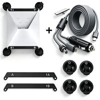 Kit de fixation à ventouse pour mini-toit ouvrant Starlink en métal, OEM d'usine, avec forte aspiration sous vide, sans perçage, pour fenêtre de voiture