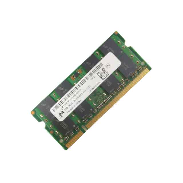 CRUCIAL for 4GB DDR2  Laptop Memory Module PC2-6400S Model MT16HTF51264HZ-800C1 Made in China