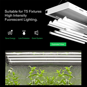 US 24W Tubes Fluorescents <span class=keywords><strong>T5</strong></span> Lampe Pack Multicolore Stock Grow Lights Différents Spectres <span class=keywords><strong>Plante</strong></span> Croissance IP65 Cote 90 Lm/W - Product Image 5