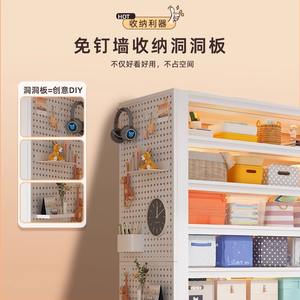 Zwj Xks ชั้นวางของแบบตั้งพื้น 4 ชั้น รูปทรงสี่เหลี่ยมผืนผ้า แข็งแรงทนทาน เคลือบด้วยผงสี สำหรับจัดระเบียบบ้านและระเบียง - Product Image 4