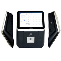 Innovación Sistema POS con pantalla táctil de 8 pulgadas Supermercado 1D 2D Comprobador de precios Código QR manos libres Escáner de código de barras de escritorio Función SDK