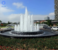 Fontaine musicale dansante mini écologique pour la décoration de jardin et de bassin