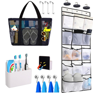 Haoran Wholesale : Organisateur de porte, Sacs de rangement personnalisés pour sacs à main et aliments, Grand sac de plage en filet, Kit de voyage incontournable pour croisière, Trousse de toilette suspendue - Product Image 1
