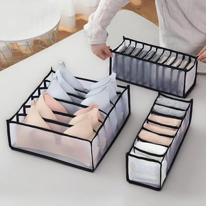OEM logo Nylon Mesh Clothes Shirt Underwear Organizer Folding Jeans Pants Closet Drawer Storage <b>Box</b> Bin Container Factory - Product Image 4