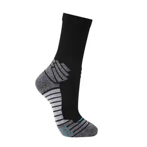 Men's Summer Basketball Sports Socks Cushioned crew Foot Protection Mesh Breathable tube socks