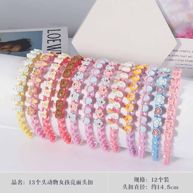 ชุดที่คาดผมการ์ตูน2ชุด1ชิ้น (แบบสุ่ม)