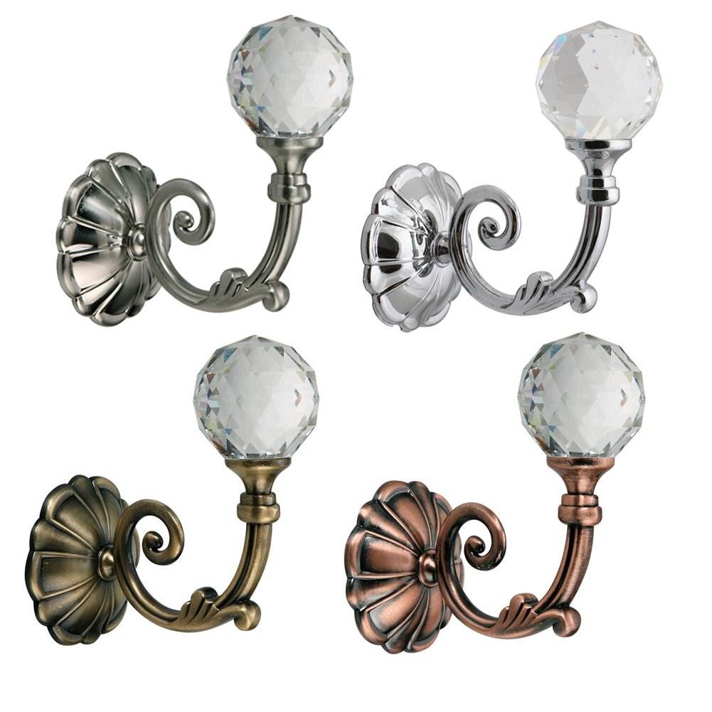 Antique Brass Wall Hooks Elegant Curtain Tiebacks