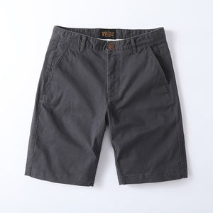 Мужские повседневные однотонные Пятиточечные бриджи, красные свободные прямые шорты до колен, на молнии, летние тканые - Product Image 5