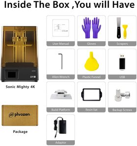 3d Printer Phrozen Sonic Machtige 4K 3d Printer 3d Machines 200X125X220Mm Lcd 3d Drukmachine Impresora 3d - Product Image 3