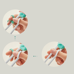 Y-Rocket Chopsticks – Ensemble de couverts d'apprentissage pour enfants, type arc, sans BPA, en polypropylène, pour enfants de 2 à 4 ans, pour la pratique de la consommation - Product Image 4