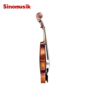 Sinomusik Brand New Design Professionnel Satin Rouge Brun Flamme Érable <span class=keywords><strong>Violon</strong></span> MVT800 - Product Image 5