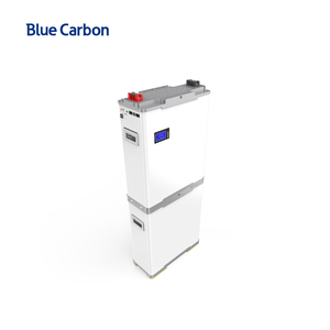 Batteria di accumulo di energia a ciclo profondo impilabile in carbonio blu 48V 200Ah 10kWh 12kWh 15kWh Lifepo4 batteria agli ioni di litio - Product Image 4
