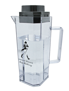 Pichet à eau gazeuse classique en plastique écologique avec couvercle - Product Image 2