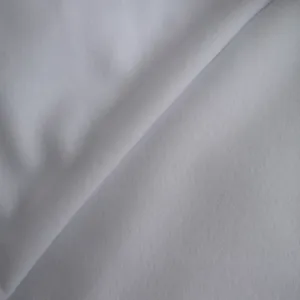 Hot sale white color 100% polyester suede cloth fabric for cloth diaper