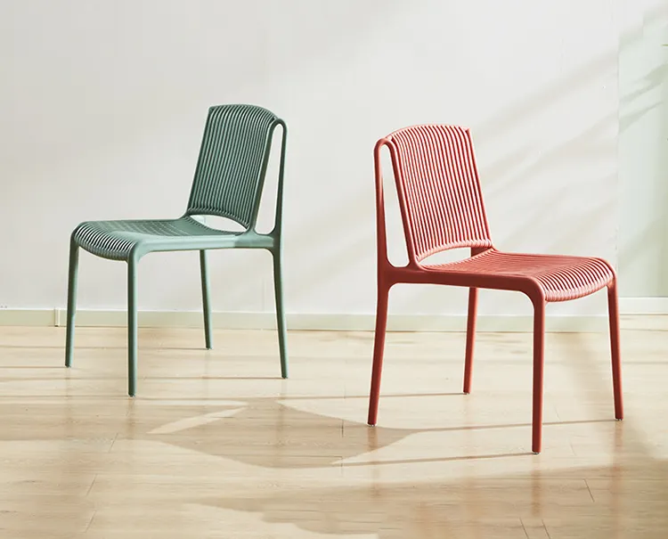 Современные стулья с металлической рамой, обеденный стул, обеденный стул, наружная мебель для ресторана, полипропиленовый пластиковый дизайнерский стадион, 10 шт.