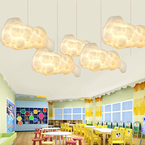 Fábrica al por mayor decoración personalizada creativa habitación de los niños dormitorio centro comercial Color nube araña - Product Image 4