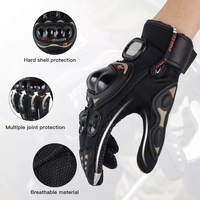Gants de moto à écran tactile, hiver et été, Motos Luvas Guantes Motocross, équipement de protection, gants de course