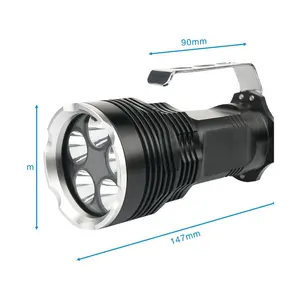 New T21 5 * LED 15 Wát 365nm Blacklight Pet phát hiện huỳnh quang tia cực tím với zwb2 Lọc Torch UV đèn Pin 2024