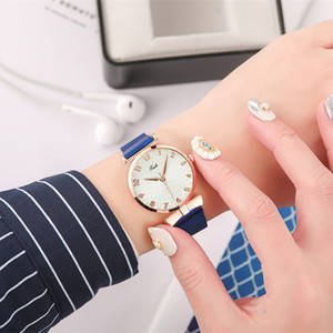 Orologio di lusso per donna bracciale Set cinturino magnetico da donna orologi al quarzo Set di gioielli regalo - Product Image 3