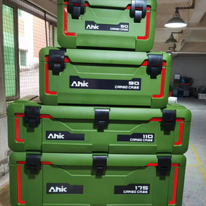 Ngoài trời Chống Sốc ODM dài cán mạnh mẽ hàng hóa hộp 50L 90L 110L 175L nhựa mái hành lý Giá hộp hàng hóa - Product Image 2