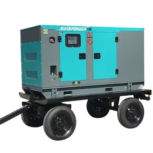 Trailer loại 30Kw động cơ diesel Máy phát điện tuabin các nhà sản xuất nhà máy điện biển điện diesel Hàn nhà máy phát điện