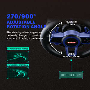 Système de direction de course M111 avec pédales pour les projets de course Sim à grande vitesse et de distribution au détail - Product Image 5