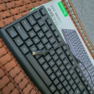 Deioq DY-803S 104 Keys <b>Wired</b> Full Size Membrane <b>Keyboard</b> Office Use - Product Image 5
