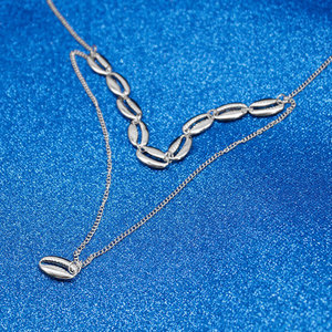 Joyería transfronteriza europea y americana, concha de aleación Bohemia para mujer, collar multicapa de estilo étnico, cadena de clavícula - Product Image 3