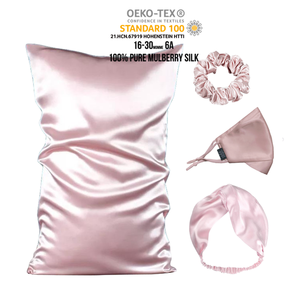 Juego de fundas de almohada de seda Mulberry 100%, juego de fundas de almohada para dormir, buen cabello y piel, juego de regalo con caja - Product Image 3