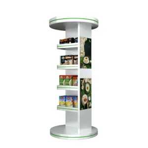 GXM Lightweight iron detachable 4 shelves food display acrylic stand metal display stand candy display rack