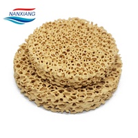 Filtre en mousse céramique de silicium carbone/alumine/zircone de haute qualité pour les fontures en aluminium