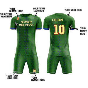 Ensemble de maillots de football d'entraînement pour club, respirants et à séchage rapide, OEM, haute qualité, légers et premium - Product Image 5