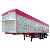 Semi-remorque articulée (basculement latéral) de haute qualité, neuve, vente directe d'usine, capable de transporter de lourdes charges.