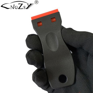 Lable Clean Razor Glue Remover lame di rasoio in plastica a doppio taglio vetro per finestre raschietto pulito Car Wrap Sticker tergipavimento E17 - Product Image 1