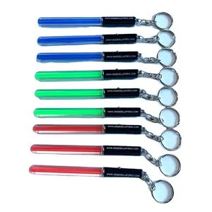 Star Wars-Inspirado LED Acrílico Lightsaber Keychain Light-Up Design brilhante com logotipo personalizado promocional Metal Keychain