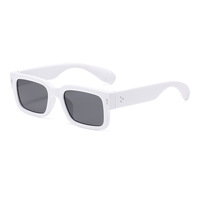 Nouvelles Lunettes de Soleil Carrées à Monture Complète Tendance pour Unisexe, Verres PC Uniques, Protection UV400, Idéales pour les Sports de Plein Air