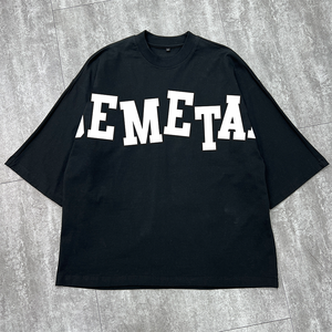 Qianshi haute qualité Boxy coton t-shirt impression surdimensionné hommes été chemise concepteur personnalisé poids lourd Streetwear T-shirts - Product Image 3