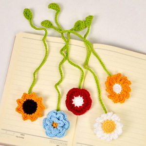 <span class=keywords><strong>2025</strong></span> cho Amazon qua biên giới mới handmade Crochet hướng dương Puff <span class=keywords><strong>bookmarks</strong></span> bán buôn Rèm cửa dây khuyến mại <span class=keywords><strong>bookmarks</strong></span> - Product Image 4