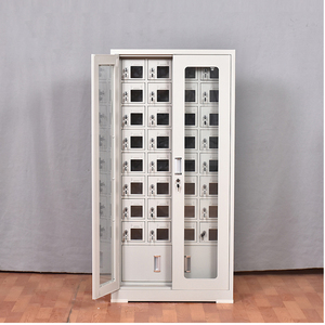Mobile Phone Charging <b>Cabinet</b>, <b>Lockable</b> Safe for Storing Items, Mobile Phone Storage <b>Cabinet</b> with Power Supply - Product Image 5
