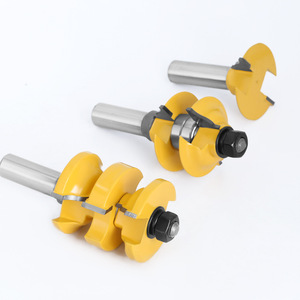 Lavie, jeu de 3 fraises à rainurer pour portes intérieures, tige de 12 mm/12,7 mm, fraises à rainurer en forme de ogee assorties, fraises en carbure de tungstène, ODM/OEM - Product Image 3