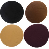 Filet à cheveux jetable non tissé élastique invisible noir et marron pour salon de beauté, usage médical et alimentaire, lot de 144 pièces