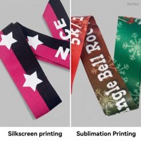 Ruban de médaille en polyester imprimé par sublimation personnalisé en gros pour les récompenses sportives de marathon à prix d'usine