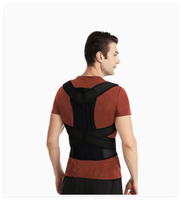 Ceinture de soutien dorsale réglable et confortable HKJD pour femmes et hommes, correction de la posture et soutien de la clavicule