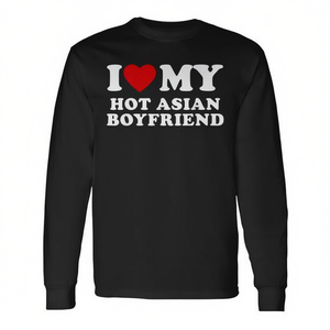Camiseta de manga larga I Love My Hot Asian Boyfriend - Product Image 2