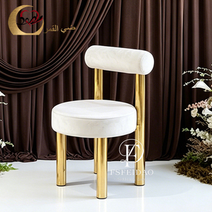 Chaises de salle à manger d'hôtel en fer, luxueuses, modernes, romantiques et élégantes, pour mariages classiques et utilisation en extérieur - Product Image 5