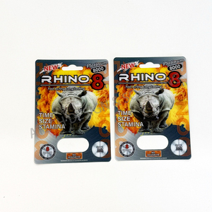 การ์ด Rhino 3 มิติ ออกแบบเอง สำหรับยาเพิ่มสมรรถภาพทางเพศชาย ซีรีส์ 69 รูปแบบใหม่ พิมพ์เลนติกูลาร์ 3 มิติ 5 มิติ - Product Image 1